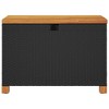 Garden Storage Box Black and Brown - 4 of 4
