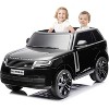 24V Licensed Land Rover 2-Seater Kids Ride On Car, Electric SUV w/Remote, 3 Speeds, Suspension, LED Lights, Music - 3 of 4