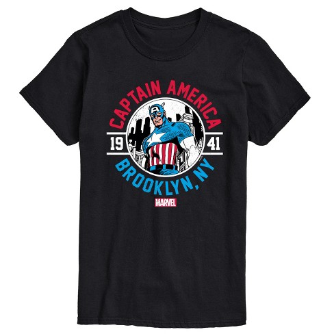 Men's - Marvel - Captain America Brooklyn Short Sleeve Graphic T-Shirt - image 1 of 3