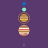 Men's Design By Humans Minimal Solar System By kellabell9 T-Shirt - 2 of 3