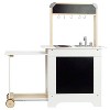 Hape Cook 'N Serve Kids Contemporary Design Pretend Play Wooden Cooking Kitchen - 3 of 4