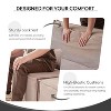 WJShome Modular Sectional Sofa Couch,82.62" Cloud Sofa with Ottoman,Minimalist LoveSofa Wide Deep Seat Convertible Couches for Living Room, Office - 4 of 4
