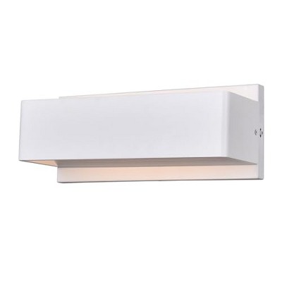 CWI Lighting Lilliana LED Wall Sconce With White Finish