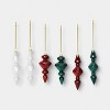Set of 6 Glass Christmas Ornaments - Threshold™ - 3 of 4