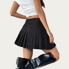 Anna-Kaci Women’s Pleated Mini Skirt with Structured Waistband Adjustable Tie Detail and Crisp Folded Panels - 4 of 4