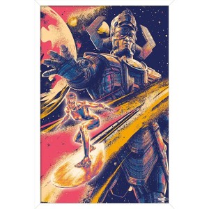 Trends International Marvel Fantastic Four: First Steps (2025) - Galactus & Silver Surfer Framed Wall Poster Prints - 1 of 4