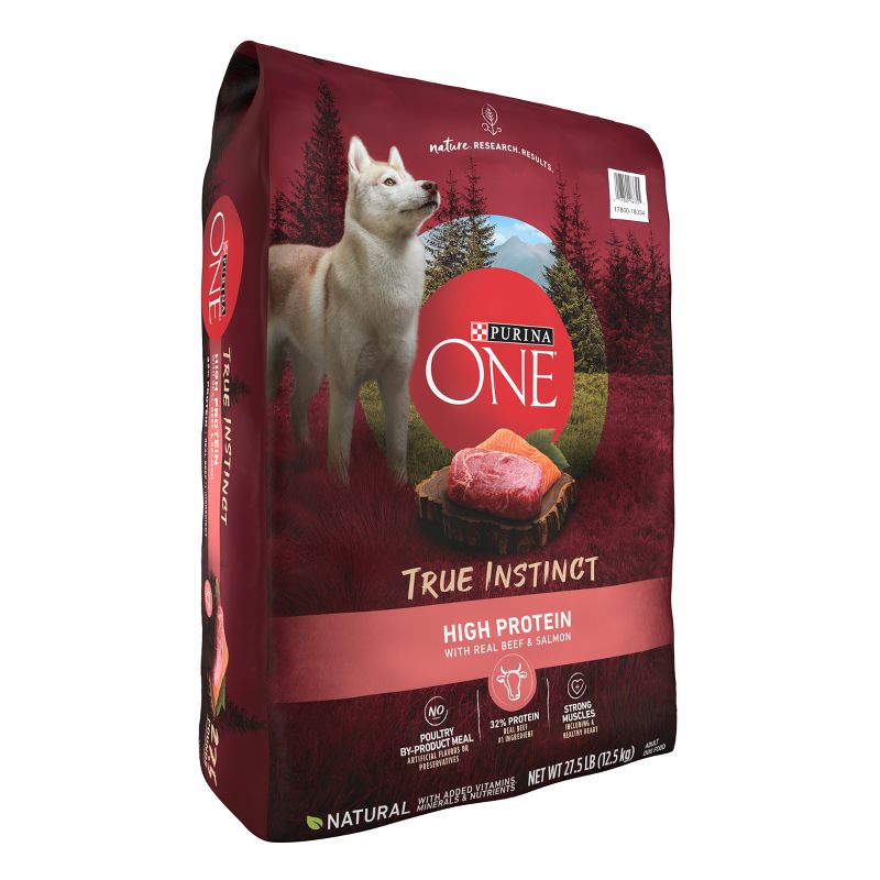 Purina ONE SmartBlend True Instinct High Protein with Real Beef & Salmon Adult Dry Dog Food, 5 of 8