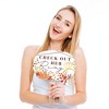 Big Dot of Happiness Fall Foliage Bride - Autumn Leaves Bridal Shower and Wedding Party Photo Booth Props Kit - 20 Count - 3 of 4