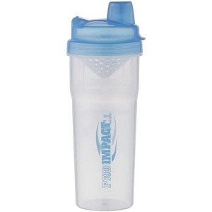 Amber Fight Gear Mini Shaker Glass with Blue Cap, Premium Protein Shaker, Leak-Proof, Easy to Carry, Ideal for Gym Enthusiasts and Athletes, Blue - 1 of 1