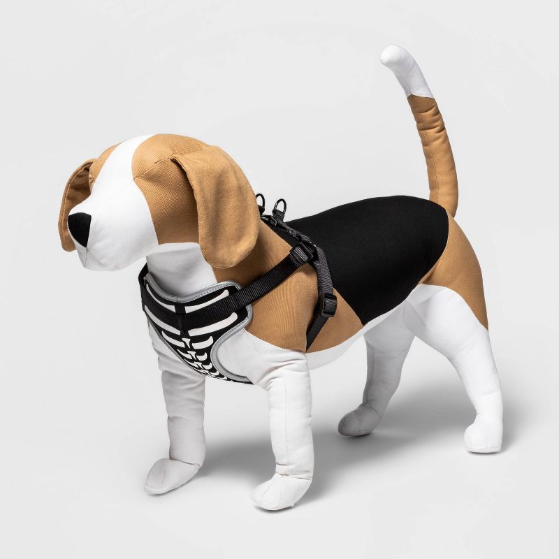 Skeleton Glow Reflective Dog and Cat Harness - Hyde & EEK! Boutique™, 1 of 10