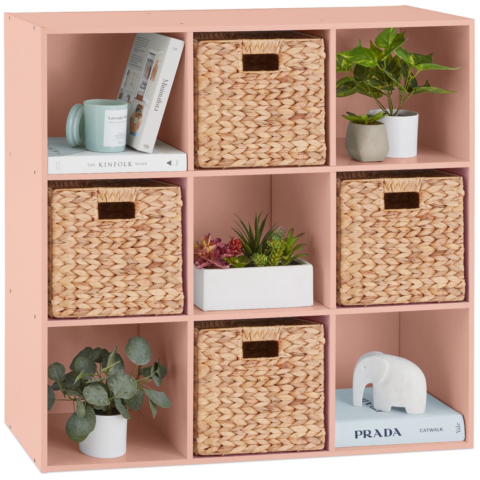 Best Choice Products Cube Bookshelf w/ Removable Back Panels
