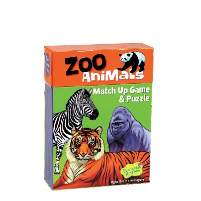 MindWare Zoo Animal Match Up Game - Early Learning - 48 Pieces