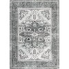coucheta Washable Area Rugs, Traditional Vintage Medallion Pattern Design, Stain Resistant & Non-Slip Backing Rug, for Living Room, Bedroom, Office - 2 of 4