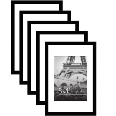 Americanflat Picture Frame with plexiglass - Hanging Hardware For Horizontal and Vertical Display