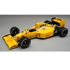 Lotus 102 #12 "Lamborghini Engine" F1 "Monaco GP" (1990) "Mythos Series" with Display Case 1/18 Model Car by Tecnomodel - 1 of 4