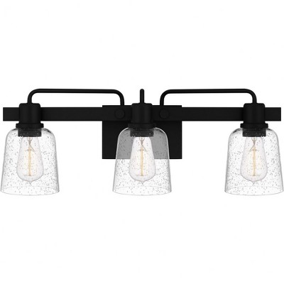 Quoizel Lighting Lydia 3 - Light Vanity in  Matte Black