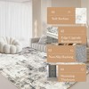coucheta Machine Washable Area Rugs, Modern Abstract Soft Low Pile Non-Slip Stain Resistant Accent Carpet, for Living Room, Bedroom, Dining Room - 2 of 4