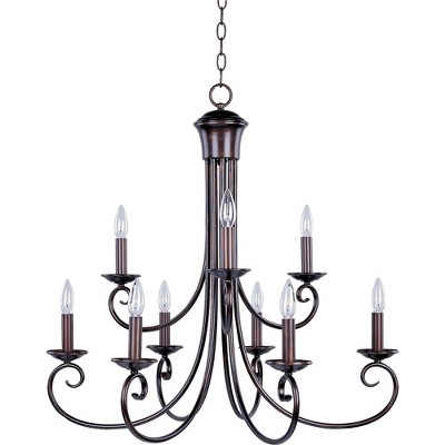 Maxim Lighting Loft 9 - Light Chandelier in  Oil Rubbed Bronze