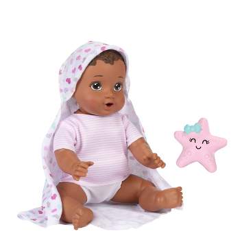 Perfectly Cute Bathtime Baby Doll - Light Brown Hair : Target