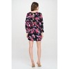 WEST K Women's Erika Long Sleeve Wrap Skirt Keyhole Neck Mini Dress - 4 of 4
