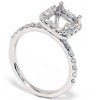 Pompeii3 3/8ct Halo Diamond Ring 14K White Gold - 2 of 4