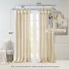 KWPZQEB Blackout Curtain Blinds - Faux Silk Curtains Window Treatment Blackout Drapes/Draperies for Bedroom, Living Room (1 Panels, 50x120") - 2 of 4