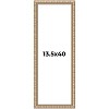 PosterPalooza | 13.5x40 Modern Bamboo Picture Frame, UV Acrylic, 5 Finishes - 2 of 4