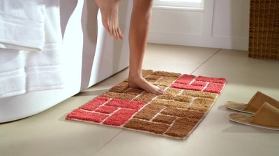 Berkeley Spa Cotton Blend Geometric Bath Rug Set