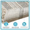Woven Texture Stripe Bath Rug Natural 22x58" - 4 of 4
