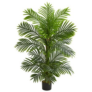 HomeStock  4 ft. Artificial Bamboo Tree in Pot for Indoor/Outdoor - 1 of 4