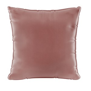 Velvet Square Throw Pillow Rose - Skyline Furniture, Pink