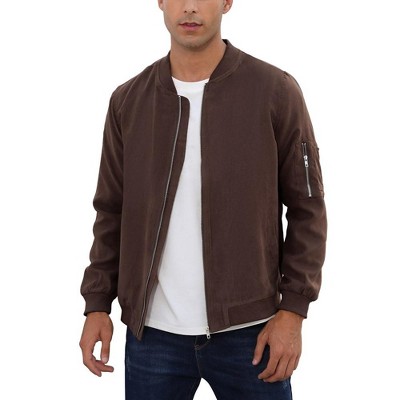 WhizMax Men's Suede Aviator Jacket