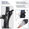 WOWOW 16.1 in. Single Handle Pull Down Sprayer Kitchen Faucet with Gooseneck and 360° Swivel Spout - 4 of 4
