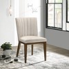 NicBex Mid Century Wood Dining Chairs Set of 2 with Upholstered Cushion Back,Stylish Accent Chairs for Dining Room,Kitchen,Office - 3 of 4