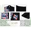 LA LEELA Men's Short Sleeve Button Down Solid Camp Vacation Shirts Business Beach Collared Shirt for Men Work Shirts with Pocket - 4 of 4