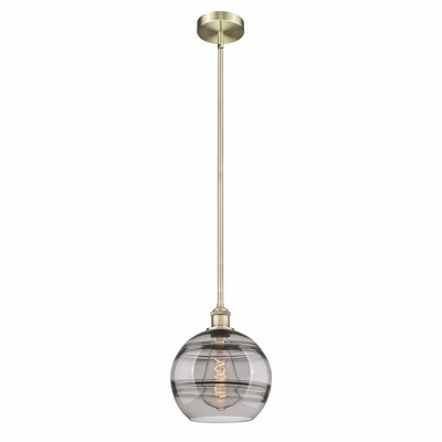 Rochester - 1 Light Stem Hung Mini Pendant In Industrial Style-11.13 Inches Tall and 10 Inches Wide