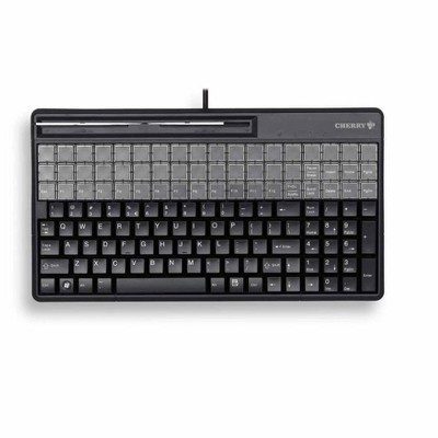 Cherry Americas G86-71401EUADAA LPOS Keyboard - 135 Keys - MSR - USB - Black.