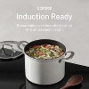 CAROTE 10PCS Nonstick Cookware Set, Pots and Pans Set Non Stick, Heavy Gauge Kitchen Cookware Sets, Dishwasher & Oven Safe, New York Collection White - 3 of 4