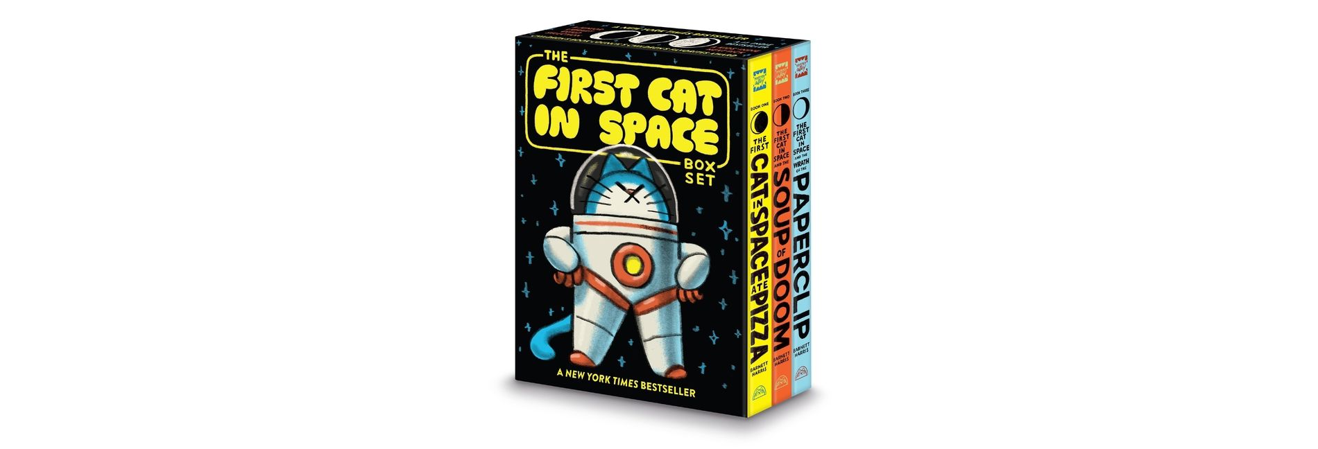 The First Cat in Space 3-Book Box Set - by  Mac Barnett (Paperback)