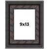 PosterPalooza | Photo Size 3.5" Wide Ornate Black Frame - UV Acrylic, Foam Board Backing, Hanging Hardware - 2 of 4