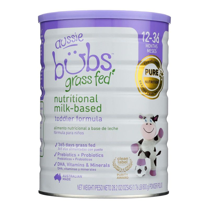 Aussie Bubs Grass Fed Nutritional Milk-Based Toddler Formula - 28.2 oz, 1 of 7