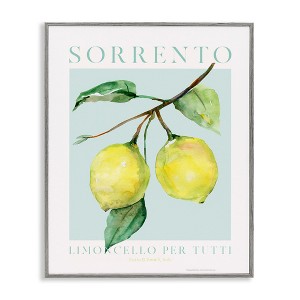 Stupell Industries Sorrento Lemon Branch Framed Giclee Art - 1 of 4
