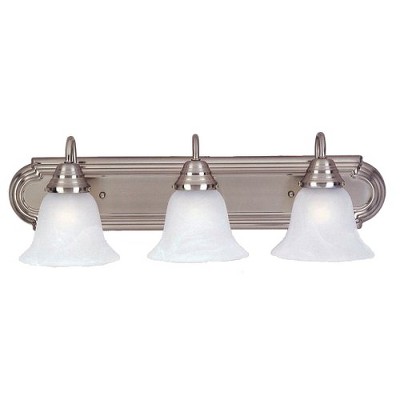 7" Essentials 3-Light Bath Vanity Satin Nickel - Maxim