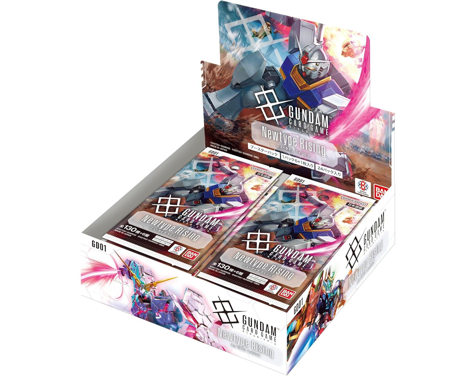 Bandai Gundam Card Game Booster Box - Newtype Rising (GD01) (Japanese) - 24 Packs