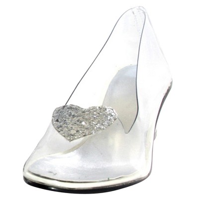 clear princess shoes