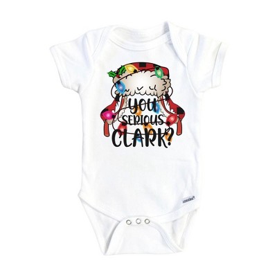 Christmas Clark Onesie® Baby Boy Girl Clothes Infant Bodysuit Funny Cute Newborn GS1