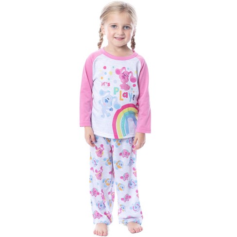 Nickelodeon Toddler Girls' Blue's Clues Let's Play Sleep Pajama Set (5t ...