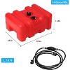 Coucheta Marine Tank, 6 Gallon/55L Portable Storage Marine Tank, Marine Gas Tank with 9.8Ft Hose, Easy to Carry for Outboard Engine Boats, Yacht - 2 of 4