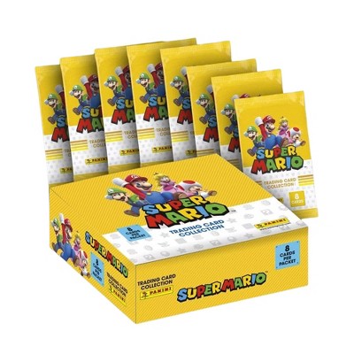 Toynk Super Mario 2022 Panini Trading Card Box | 18 Packs