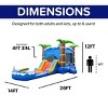 Herokiddo 14'x26' Ocean Shark Commercial Grade Lightweight Premium Bounce House Water Slide with Detachable Pool and Basketball Hoop - 3 of 4